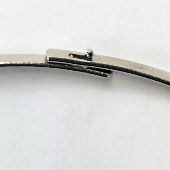 Gold Plated Butterfly Pendant Collar Necklace Rhodium and Gold Butterfly Pendant - Picture 5 of 8